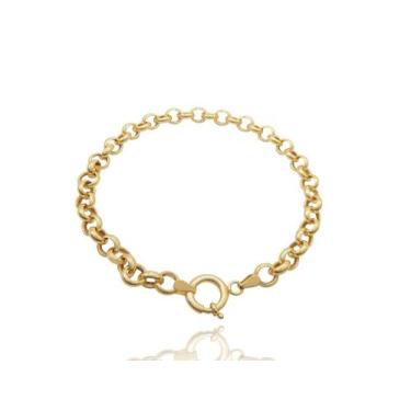 Imagem de Pulseira Portuguesa Em Ouro 18k Fecho Boia 6mm - PRADO JÓIAS