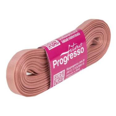 Imagem de Fita Gorgurão Progresso 7mm nº1 - 10m Cor 1143 Rosa Velho - 01 unidade