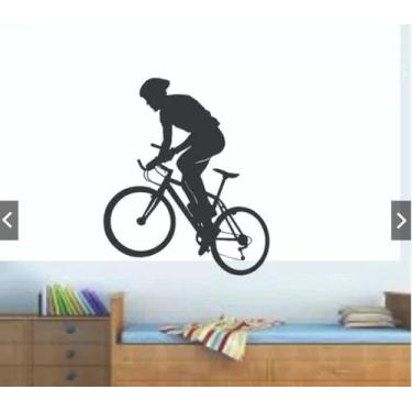 Imagem de Adesivo De Decoração Parede Quarto Sala Bike Bicicleta - K1 Store, bra