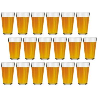 Imagem de Kit 18 Copo Americano Vidro Long Drink 450ml Cristal Nadir - NADIR FIG