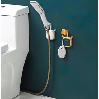 Imagem de Gancho Organizador Para Banheiro Suporte Chuveirinho Bucha Escova CK59