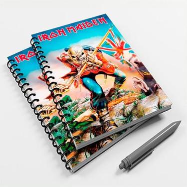 Imagem de Caderno Universitário 96 fls Rock Irom Maiden Mod 2 - Premium
