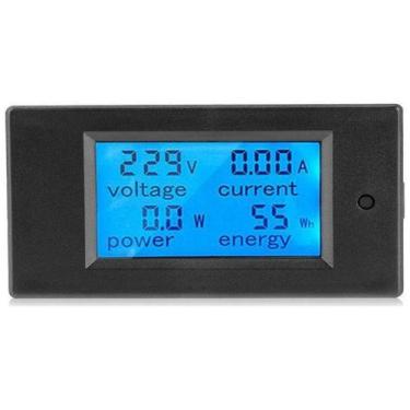 Imagem de Medidor de Consumo Potência Voltagem Amperagem 4x1 100A DC - ENG Autom