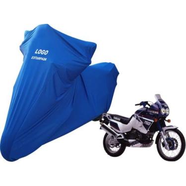 Imagem de Capa De Tecido Para Cobrir Moto Yamaha XTZ 750s Tenere - Mz, Azul