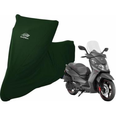 Imagem de Capa De Cobrir Moto DafraCitycom S 300 De Tecido Lycra - Mz, Verde