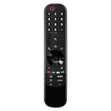Imagem de MR21GA IR Controle remoto de substituição para LG Smart TV 86QNED99UPA 86QNED83UPA 86QNED90UPA 75QNED99UPA 75QNED90UPA 75QNED95UPA 65QNED90UPA 65QNED95UPA 65QNED83UPA 5QNED9 9UPA 75QNED83UPA