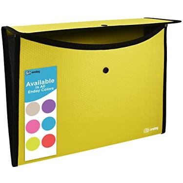 Imagem de Porta-documentos de aba quadrada rosa, pasta de arquivo expansível, envelopes de enchimento reutilizáveis tamanho carta A4, bolsa de arquivo com fecho de pressão também disponível em azul, roxo, verde, vermelho, cinza, 1 peça