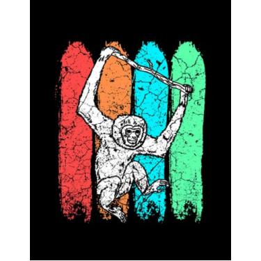 Imagem de Gibbon Gibbon Ape Monkey Writing Journal: NOTEBOOK Gift 8.5x11 inches 100 Pages