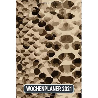 Imagem de Wochenplaner 2021: Animal Skin Schlange/Wochenplaner zum notieren, organisieren und planen DIN A5. Kalender/Terminkalender/Monats- / Tagesübersicht/Kontakt- / Geburtstags listen