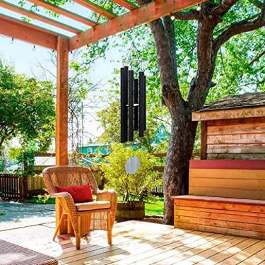 Imagem de AUHD Sinos de Vento Grandes para Áreas Externas, Liquidação, Tom Profundo, 45" Sinos de Vento de Simpatia Em Memória Amorosa de Alguém, Sinos de Vento Memoriais, Presentes para O Dia Das Mães, Sinos D