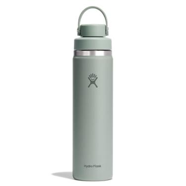 Imagem de Hydro Flask Garrafa de água com tampa de boca larga de 680 g - aço inoxidável isolado com tampa fechada à prova de vazamento para bebidas de água fria, esportes, viagens, carro e escola em agave tonal