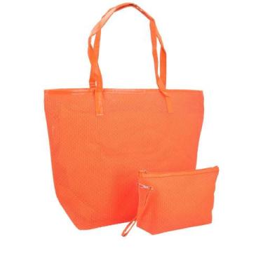 Imagem de Bolsa de Ráfia Marilsa Bauarte, Laranja