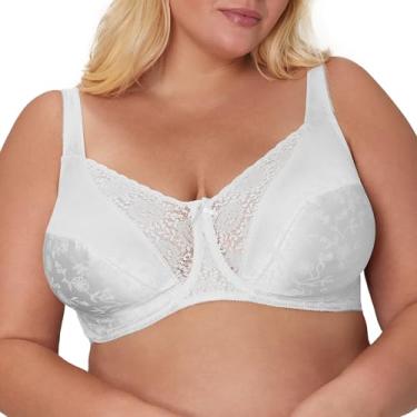 Imagem de Playtex Secrets Love My Curves Sutiã de cobertura total com aro floral com assinatura #4422