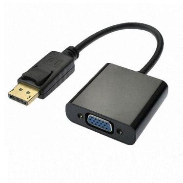 Imagem de Cabo Adaptador Conversor Vídeo Displayport Para Vga Dell Hp - Exbom
