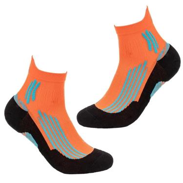 Imagem de Meia Esportiva Compressao Cano Curto Corrida Treino Academia Esporte Atividade Fisica Estabilidade Respiravel Confortavel Resistente