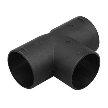 Imagem de T Conector de Escape de Saída de Estilo T, Tubo de Curvatura para Instalações Fáceis de Instalações Resistir a Ar -duto Tubo Preto 7,5 Cm 3 Polegadas (T estilo de 60 mm)