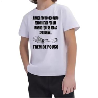 Imagem de Camiseta Infantil 14 Bis Trem de pouso - Alearts, 2