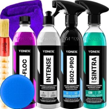 Imagem de Kit Shampoo V-floc Selante Sio2 Pro Intense Sintra Vonixx + Aplicador