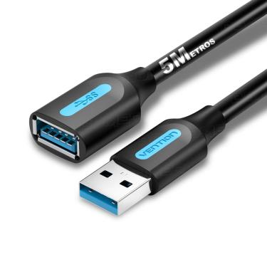 Imagem de Cabo Extensor Extensão Usb 3.0 5gbps Vention HD Ps4 Ps5 5m