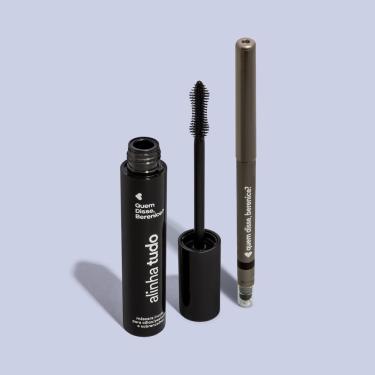 Imagem de Quem disse, Berenice? Kit Lápis Esfumador Pretô 1,2g + Máscara para Cílios e Sobrancelhas Incolor 12g