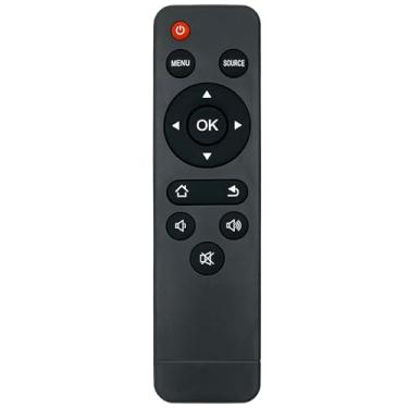 Imagem de ZECARFA Miniprojetor S27 de substituição compatível com controle remoto Wimius S27 Mini projetor (controle remoto S27)