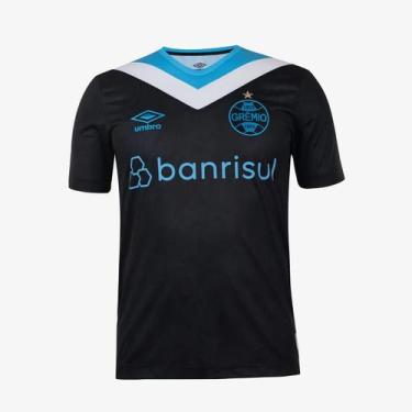 Imagem de Camisa Grêmio III 24/25 s/n Torcedor Umbro Masculina - Preto, M, Preto