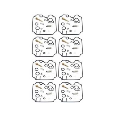 Imagem de Kit de reparo de carburador de motocicleta para peças de reposição de junta de agulha flutuante XJ600N XJ600S 1992-1994 XJ 600 XJ600 N S (2 conjuntos)