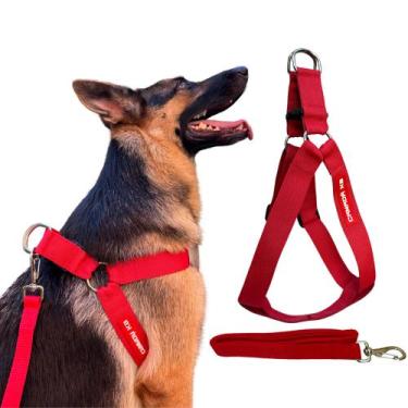 Imagem de Conjunto Peitoral Prático com Guia para Cachorro - Tamanho G - Canadá 