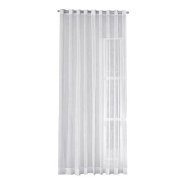 Imagem de Cortina De Gaze Uma Folha Linho Premium Voil Flame 2,00m x 2,60m Para 