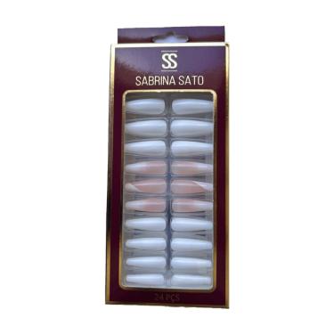 Imagem de Sabrina Sato Unhas Postiças Autocolantes Decoradas Formato Bailarina Ss2372-1 Com 24
