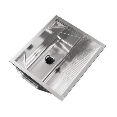 Imagem de Tanque De Embutir 500 Polido 60,8x53,6x26,5cm 48 Litros Ghelplus Inox