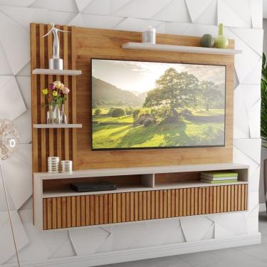 Imagem de Painel Para Tv Até 65" 1 Porta Provence Viero Mel/Off White