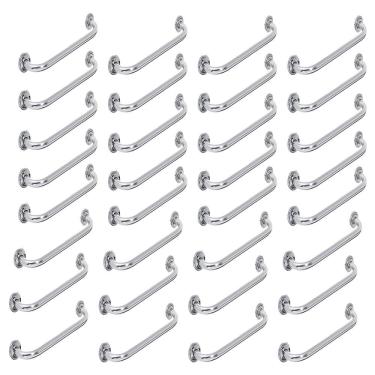 Imagem de Alça De Apoio Barra Inox 50cm Kit 24 Unidades Acessibilidade Segurança Suporte Corrimao