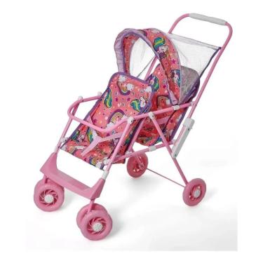 Imagem de Carrinho Para Boneca Modelo Gêmeos B8