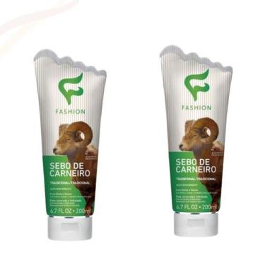 Imagem de Kit 02 Und Hidratante Sebo de Carneiro Tradicional 200 ML - Fashion