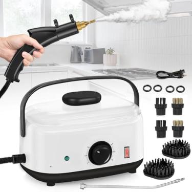 Imagem de HCCTWOOW Limpador A Vapor Portátil 2500 W, Vaporizador De Alta Pressão 1500 Ml Para Limpeza (Preto - Tanque Água Ml)