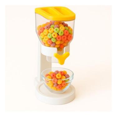 Imagem de Dispenser de Grãos e Cereais com Dosador Giratório 1,4L com Suporte - 