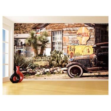 Imagem de Papel De Parede 3D Carro Antigo Clássico Vintage 3,5M Cxr36 - Você Dec