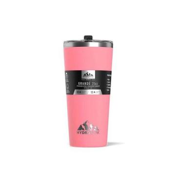 Imagem de Copo Térmico Rosa Inox 739Ml - Hydrapeak
