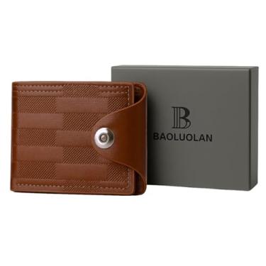 Imagem de Carteira Masculina EstiloPremium com Porta Moedas Cartões e Bolso Interno com Zíper Ideal para o Dia a Dia Trabalho e Viagens (Cafe)