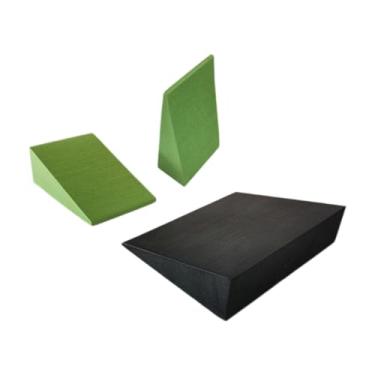 Imagem de KiBcsLic Blocos de cunha para agachamento com 3 peças, alongador de panturrilhas, pranchas inclinadas para os pés para prática de equilíbrio