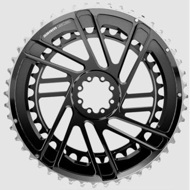 Imagem de SRAM Kit de anel de corrente Force 2X - 50/37t, 2x12 velocidades, 8 parafusos, montagem direta, preto, E1