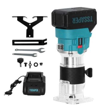Imagem de Tupia Laminadora a Bateria 21v Portátil para Madeira Tssaper