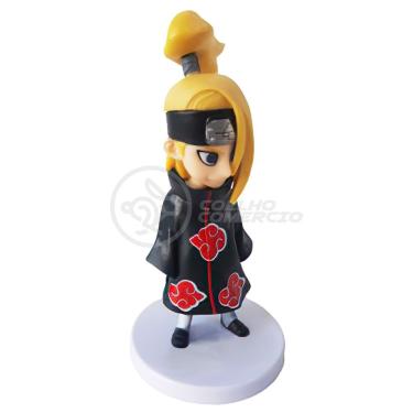 Imagem de Boneco Action Figure Brinquedo Miniatura Deidara Akatsuki Colecionáveis Naruto Shippuden