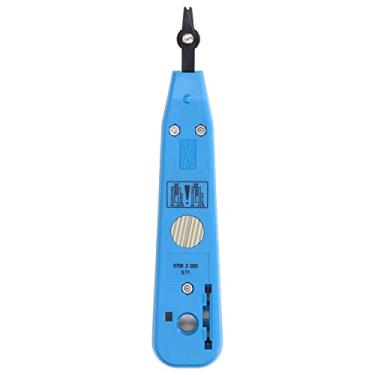 Imagem de Ferramenta Zaweliyo Punch Down, Ferramenta de Crimpagem de Remoção de Cabos de Rede de Cortadores para Módulo CP-3203 Com Função de Desenho de Arame, Alça Ergonômica, Aço ABS +