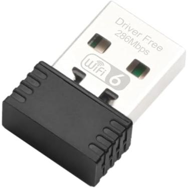 Imagem de Adaptador WiFi 6 AX286 Mini Dongle USB 2,4GHz 802.11AX Recepção de sinal para PC, laptop, Windows 10/11, sem driver