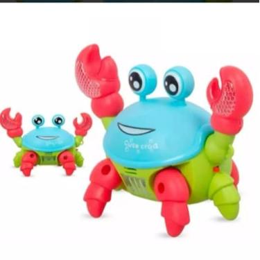 Imagem de Brinquedo Caranguejo Dançante Siri Fujão com Luz LED e Música - Brinquedo Interativo Infantil