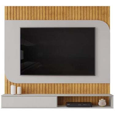 Imagem de Painel Para 65 Pol 1 Porta 150 Cm Tom Cedro Bali Dj Moveis Cedro Bali