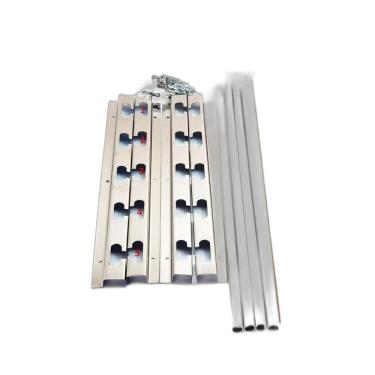 Imagem de Suporte Churrasqueira 5 Níveis Inox Com 4 Tubos Alum 75Cm