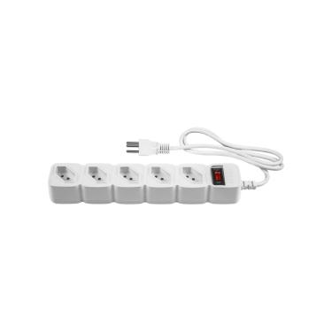 Imagem de Protetor Eletrônico com 5 Tomadas EPE 205 + Branco Intelbras